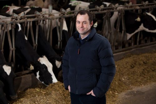 Chris Noble photographed in one of his farms