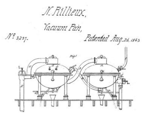 Rillieux evaporating pans