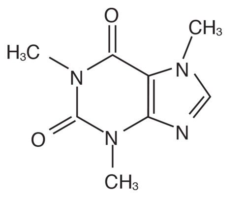 caffeine molecular structure