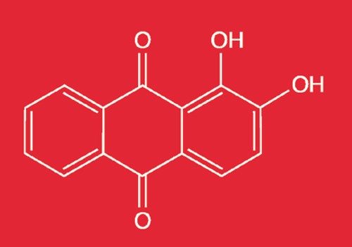 Molecular structure of alazarin