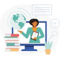 E-learning illustration