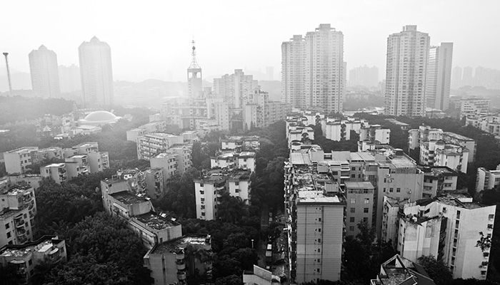 Haze in Shenzen, China