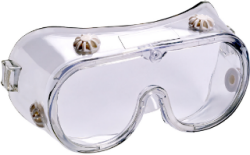 chemical splash goggles