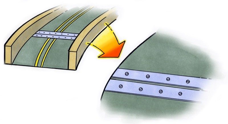 flexible connections of a bridge