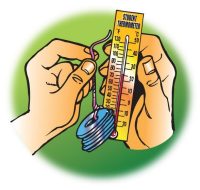 Measuring temperature of washers