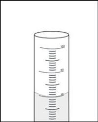 Reading from the Meniscus of a Graduated Cylinder