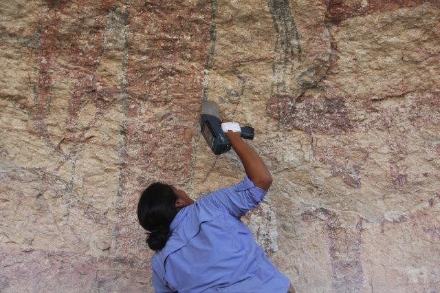 Using “X-ray vision” to gain brand-new insights of prehistoric rock paintings.
