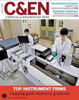 Top Instrument Firms - C&EN Cover