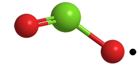 3D Image of Chlorine dioxide